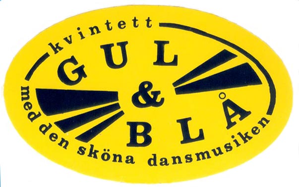 GUL & BLÅ (decal)