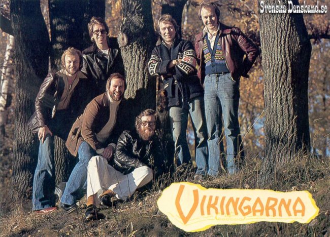 V VIKINGARNA Kort Och Bilder VIKINGARNA 1977 Svenskadansband se