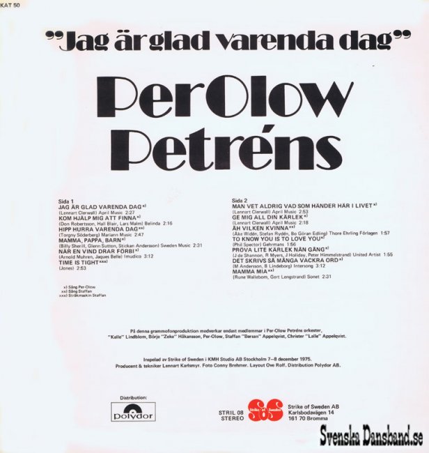 PER OLOW PETRNS (1975)