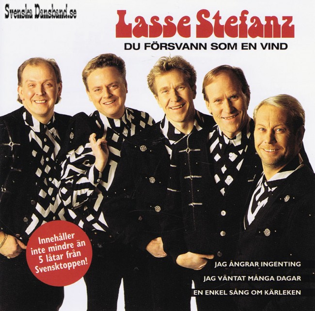 LASSE STEFANZ CD (1996) "Du försvann som en vind"