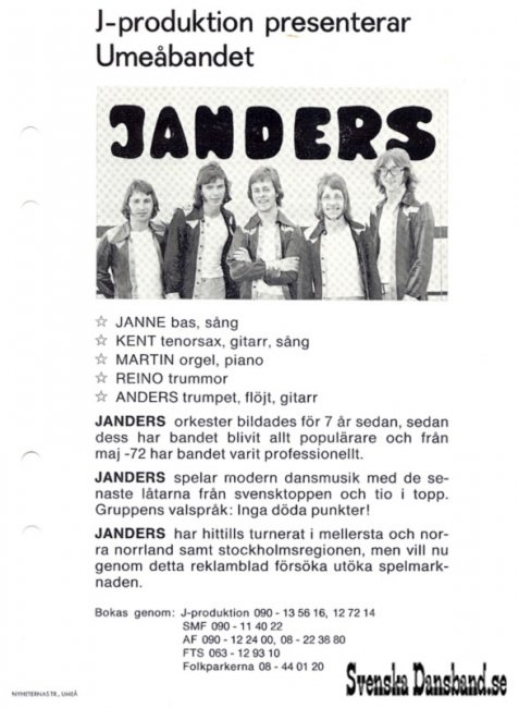 JANDERS (övrigt)