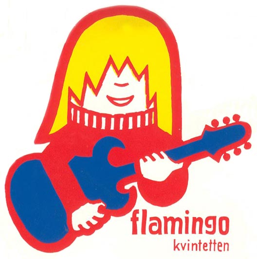 FLAMINGOKVINTETTEN (decal)