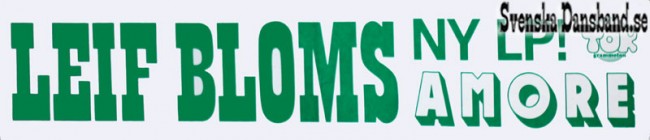 LEIF BLOMS (decal) (1977)