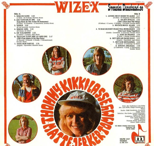 WIZEX LP (1977) "Som en sng" B