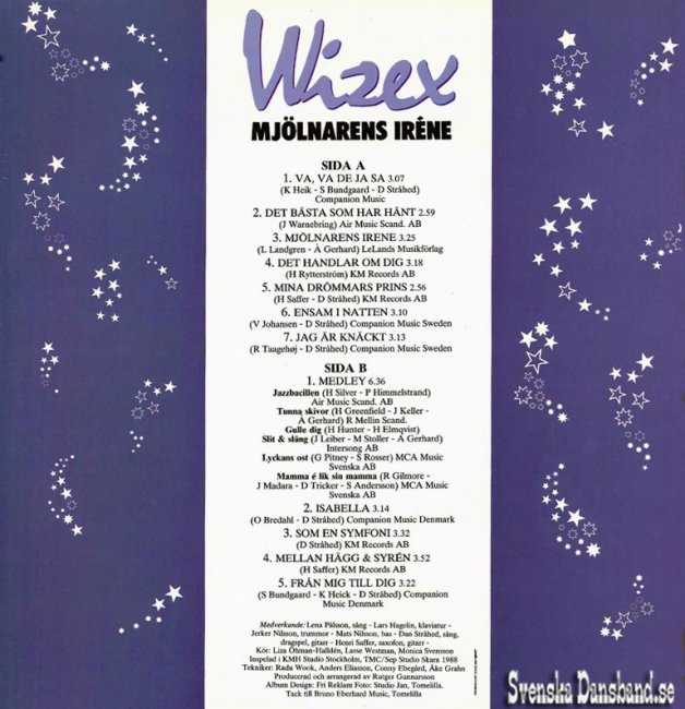 WIZEX LP (1988) "Mjlnarens Irne" B