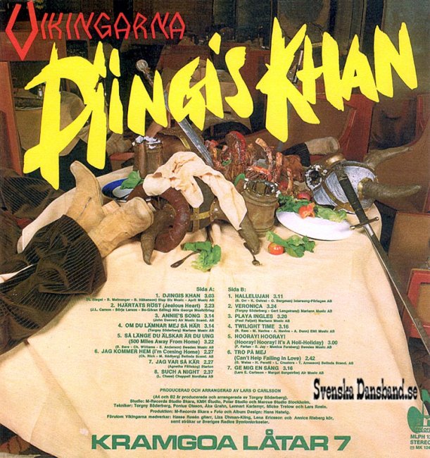 VIKINGARNA LP (1979) "Kramgoa ltar 7" B