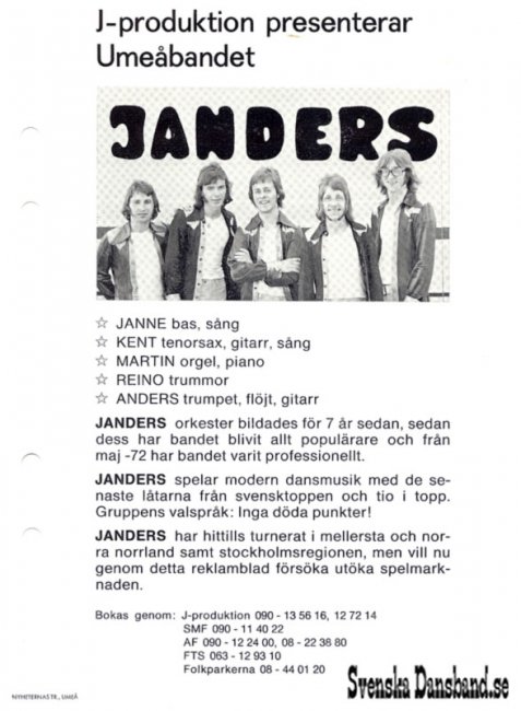 JANDERS (vrigt)
