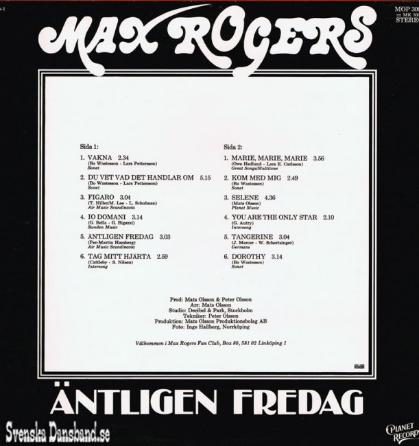 MAX ROGERS (1978)