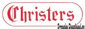 CHRISTERS (decal)