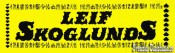 LEIF SKOGLUNDS (decal) LEIF SKOGLUNDS (decal)